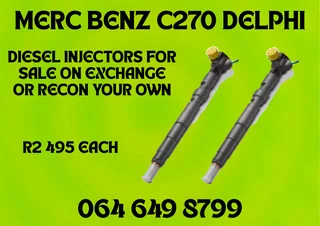 Merc Benz C270 Delphi Diesel Injectors For Sale On Exchange
