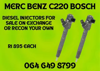 Merc Benz C220 Bosch Diesel Injectors For Sale On Exchange Copper Washers Included