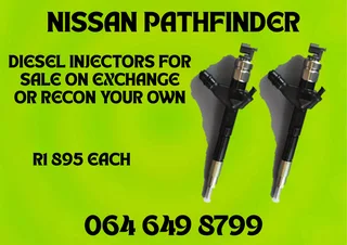 Nissan Pathfinder Diesel Injectors For Sale Or Recon Your Own