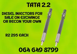 Tata 2.2 Diesel Injectors For Sale 6 Months Warranty Included