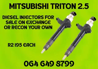 Mitsubishi Triton 2.5 Diesel Injectors For Sale Copper Washers And Warranty Included