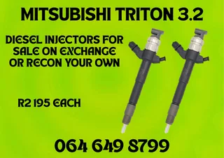 Mitsubishi Triton 3.2 Diesel Injectors With Washers For Sale On Exchange Or Recon Your Own