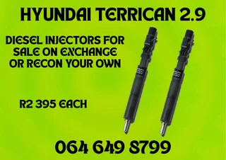 Hyundai Terrican 2.9 Diesel Injectors With Washers For Sale On Exchange