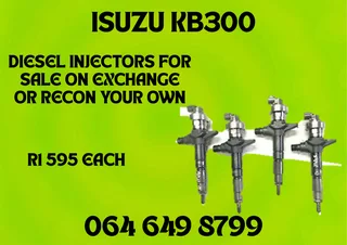 Isuzu Kb300 Diesel Injectors With Washers For Sale Or Recon Your Own Warranty Included
