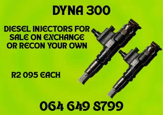 We Can Recon Your Dyna 300 Diesel Injectors 6 Months Warranty Included