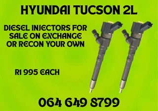 Hyundai Tucson 2l Diesel Injectors For Sale On Exchange Copper Washers Included
