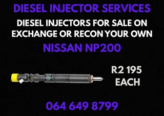 Nissan Np200 Diesel Injectors For Sale Or Recon Your Own