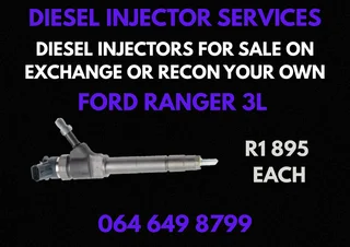 Ford Ranger 3l Diesel Injectors For Sale