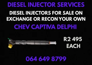 Chev Captiva Delphi Diesel Injectors With Washers For Sale On Exchange Or Recon Your Own