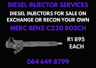 Merc Benc C220 Bosch Diesel Injectors For Sale On Exchange