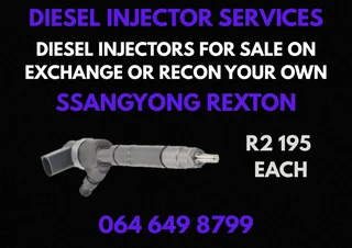 Ssangyong Rexton Diesel Injectors For Sale