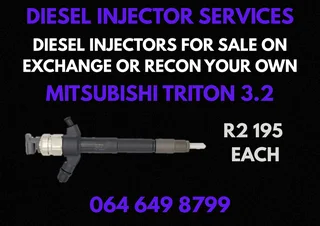 Mitsubishi Triton 3.2 Diesel Injectors For Sale Washers And Warranty Included