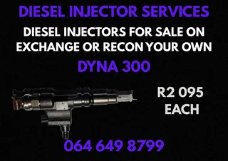 We Can Recon Your Dyna 300 Diesel Injectors
