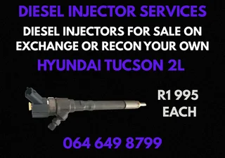 Hyundai Tucson 2l Diesel Injectors For Sale On Exchange Copper Washers Included