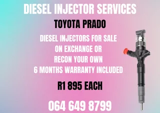 Toyota Prado Diesel Injectors For Sale On Exchange Copper Washers Included