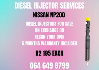 Nissan Np200 Diesel Injectors For Sale Or Recon Your Own
