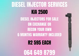 Kia 2500 Diesel Injectors For Sale Copper Washers And Warranty Included