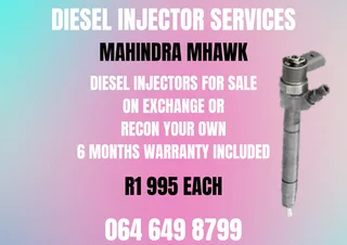 Mahindra Mhawk Diesel Injectors For Sale Or Recon Your Own