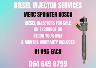 Merc Sprinter Bosch Diesel Injectors For Sale On Exchange Or Recon Your Own