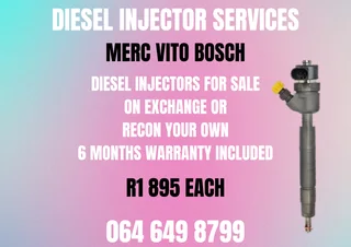 Merc Vito Bosch Diesel Injectors For Sale On Exchange Or Recon Your Own Washers Included