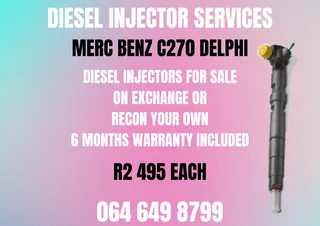 Merc Benz C270 Delphi Diesel Injectors For Sale On Exchange Copper Washers Included