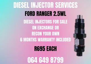 Ford Ranger 2.5wl Diesel Injectors For Sale Or Recon Your Own Warranty Included