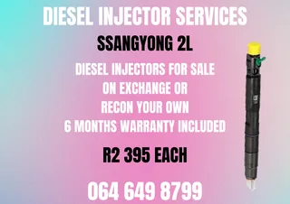 Ssangyong 2l Diesel Injectors For Sale