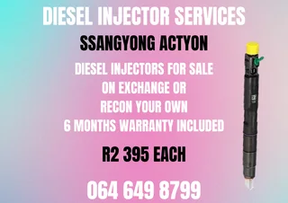 Ssangyong Actyon Diesel Injectors For Sale Copper Washers Included