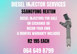 Ssangyong Rexton Diesel Injectors For Sale Washers And Warranty Included