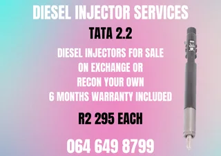 Tata 2.2 Diesel Injectors With Washers For Sale On Exchange Or Recon Your Own