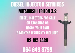 Mitsubishi Triton 3.2 Diesel Injectors With Washers For Sale On Exchange