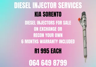 Kia Sorento Diesel Injectors With Washers For Sale