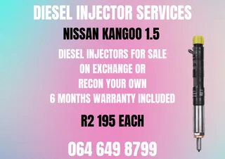 We Can Recon Your Nissan Kangoo 1.5 Diesel Injectors Washers And Warranty Included