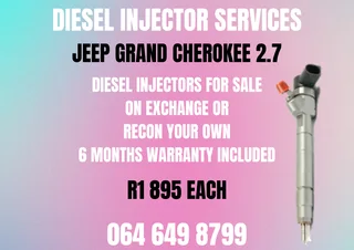 Jeep Grand Cherokee 2.7 Diesel Injectors For Sale On Exchange