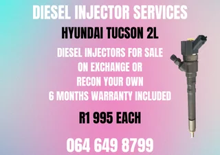 Hyundai Tucson 2l Diesel Injectors For Sale On Exchange Washers And Warranty Included