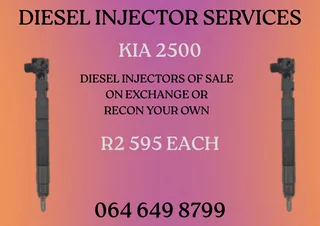 Kia 2500 Diesel Injectors For Sale Washers And Warranty Included