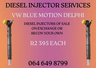 We Can Recon Your Vw Blue Motion Delphi Diesel Injectors Copper Washers Included