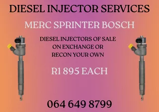 We Can Recon Your Merc Sprinter Bosch Diesel Injectors Washers And Warranty Included