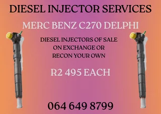 Merc Benz C270 Delphi Diesel Injectors For Sale On Exchange