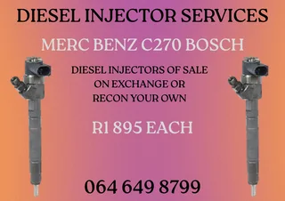Merc Benz C270 Bosch Diesel Injectors For Sale On Exchange Copper Washers Included