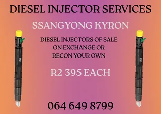 Ssangyong Kyron Diesel Injectors For Sale Or Recon Your Own Washers And Warranty Included