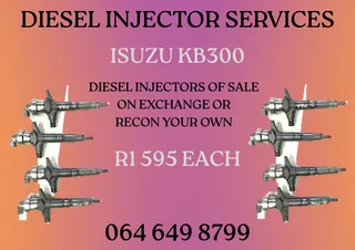 Isuzu Kb300 Diesel Injectors With Washers For Sale