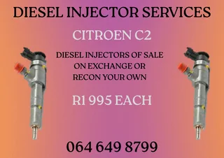 Citroen C2 Diesel Injectors For Sale On Exchange Washers Included