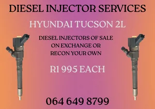 Hyundai Tucson 2l Diesel Injectors For Sale On Exchange Washers And Warranty Included