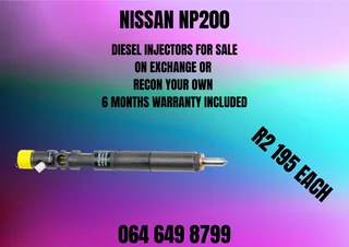 Nissan Np200 Diesel Injectors For Sale Or Recon Your Own