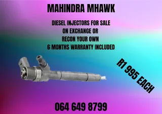 Mahindra Mhawk Diesel Injectors With Washers For Sale Or Recon Your Own
