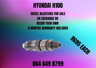 We Can Recon Your Hyundai H100 Diesel Injectors 6 Months Warranty Included