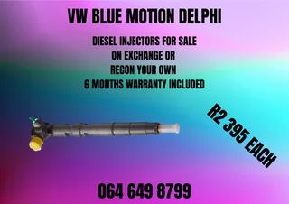 We Can Recon Your Vw Blue Motion Delphi Diesel Injectors Copper Washers Included