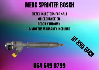 We Can Recon Your Merc Sprinter Bosch Diesel Injectors Washers And Warranty Included