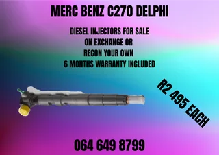Merc Benz C270 Delphi Diesel Injectors For Sale On Exchange